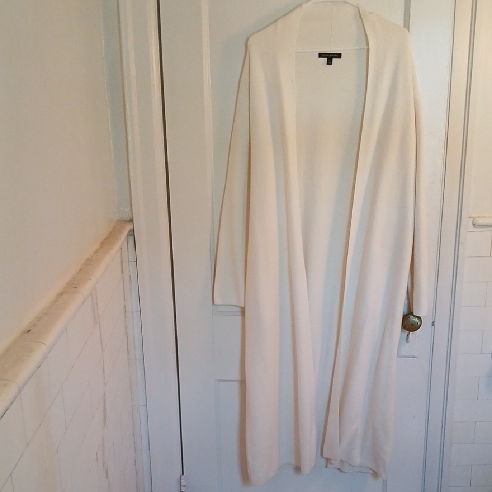 Banana Republic Cream Longlime Cardigan